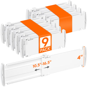 Lifewit 9 Pack Drawer Dividers for Clothes