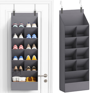 Lifewit 6 Tier Over the Door Shoe Organizer with 11 Large Deep Pockets