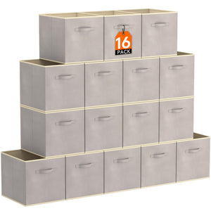 Lifewit Storage Cubes, Foldable Decorative Fabric Storage Baskets