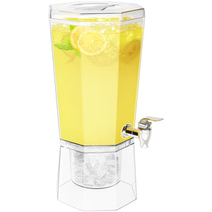 Lifewit 1 Gallon Drink Dispenser for Parties, 4L Plastic Beverage Container