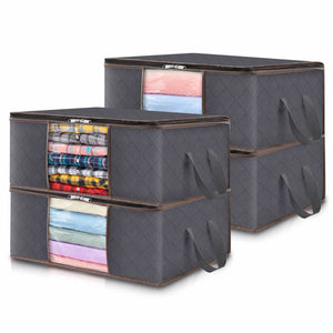 Lifewit Foldable Storage Bags with Clear Window 